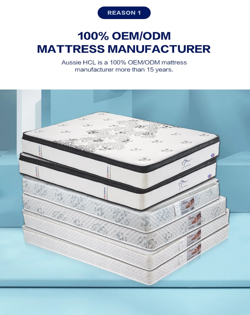 OEM Hotel Bed mattress Foldable Roll up Compressed King Size Cool Gel Memory Foam Bonnel Spring Mattress for Home Furniture