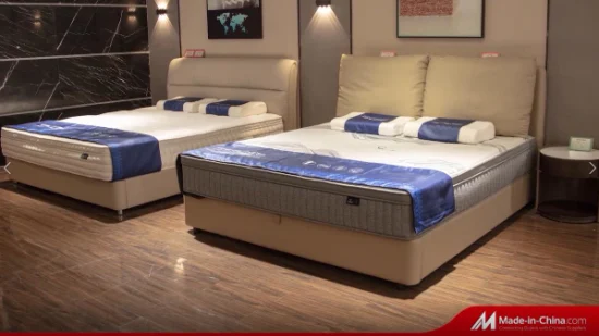 China Wholesale Home Hotel Bedroom Furniture Nature Latex Memory Foam Roll Compress Pocket Spring Box Best Hybrid Mattress