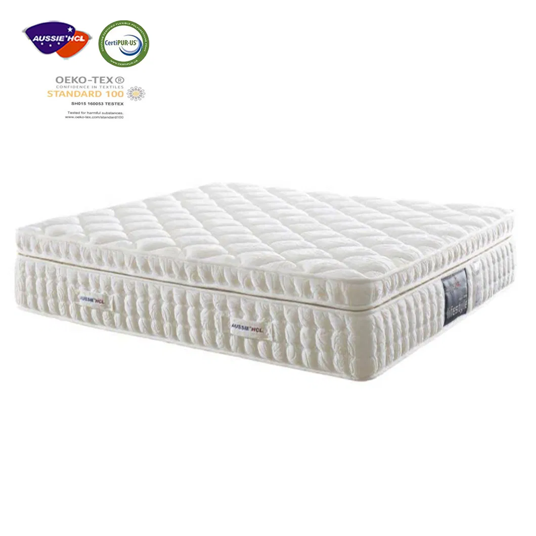 Roll up Sleep Well Queen King Cooling Gel Memory Foam Mattresses Euro Top Spine and Back Support Comfort Latex Pocket Spring Mattress